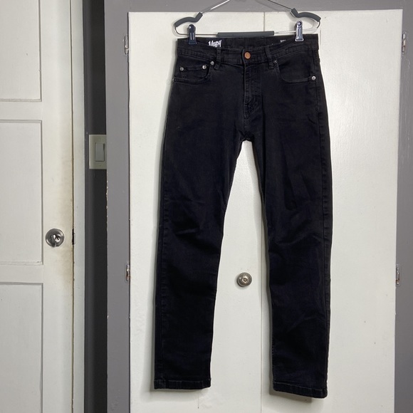 Mugsy Jeans Mugsy Jeans Mens Willys 32x3 Gray Flat Front Stretch